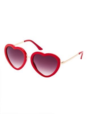 Heart Shape Tinted Sunglasses | Charlotte Russe