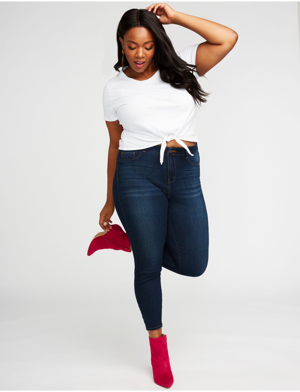 Plus Size Refuge Skin Tight Legging Jeans