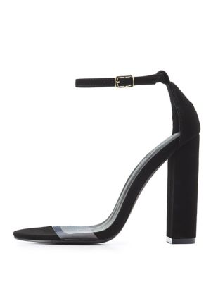 charlotte russe clear heels