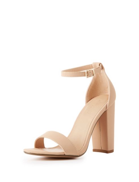Becca Ankle Strap Heeled Sandals | Charlotte Russe