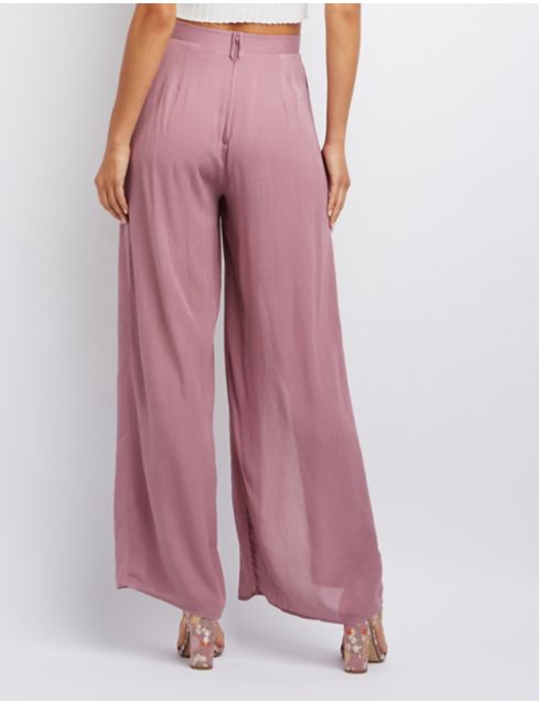 gauze palazzo pants