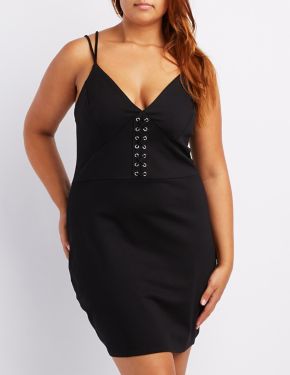 plus lace dresses strappy bodycon dress russe charlotte