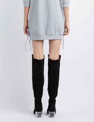 charlotte russe high knee boots