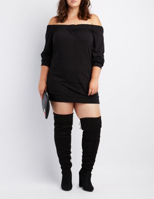 long sweatshirt dress plus size