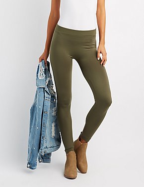 Leggings: High-Waisted, Cropped & Ankle | Charlotte Russe