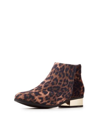 bamboo leopard booties