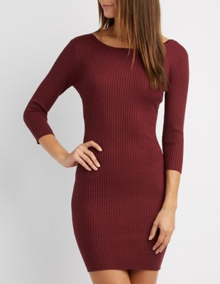 charlotte russe sweater dresses