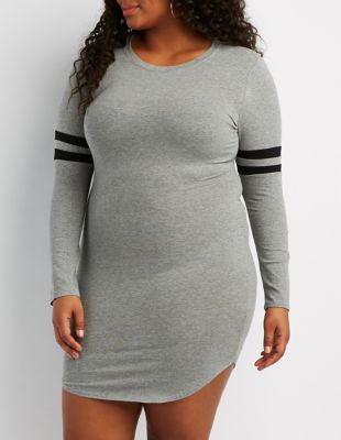 varsity shirt dress