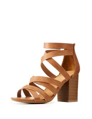 caged dress sandals