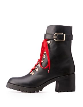 Lace Up Combat Boots