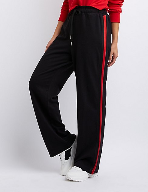 Side Striped Flare Joggers