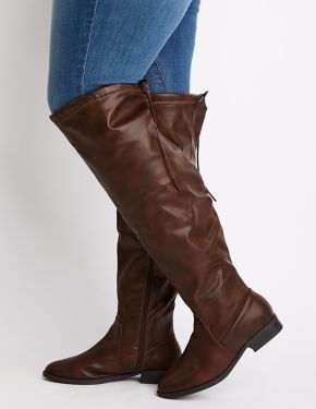 charlotte russe wide width over the knee boots