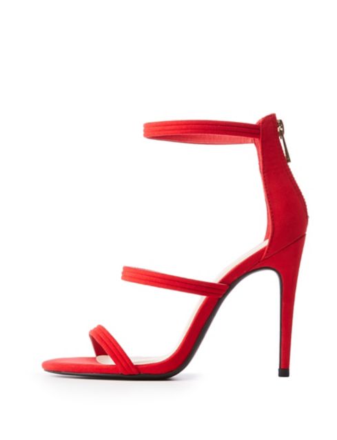 Caged Stiletto Sandals