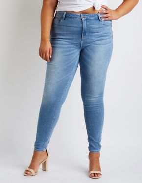 Plus Size Jeans & Denim for Women | Charlotte Russe