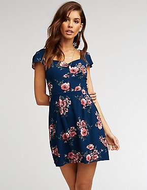 Skater Dresses: Fit and Flare Dresses, Lace & More | Charlotte Russe