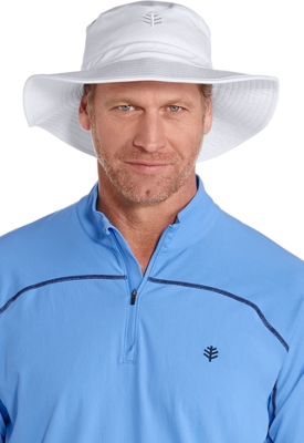 Coolibar UPF 50+ Men's Nate Chlorine Resistant Bucket Hat