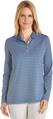 Coolibar UPF 50+ Women's Long Sleeve Polo Shirt | eBay