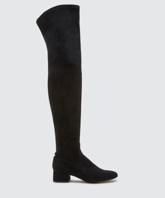 JIMMY OVER-THE-KNEE BOOTS BLACK