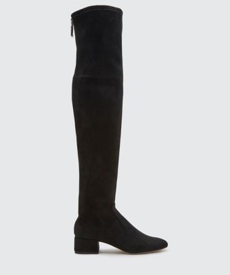 JORDEN OVER-THE-KNEE BOOTS BLACK