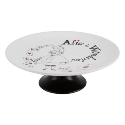 Disneyland Paris Plat &agrave; g&acirc;teaux Alice au Pays des Merveilles