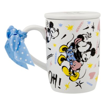 Disneyland Paris Mug Mickey et Minnie avec couvercle
