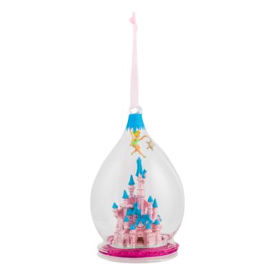 Disneyland Paris Boule Ch&acirc;teau de La Belle au Bois Dormant en verre