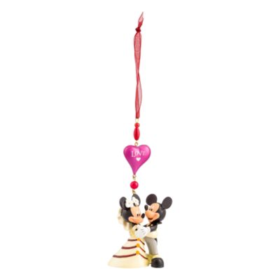Disneyland Paris D&eacute;coration Mariage de Mikey et Minnie &agrave; suspendre