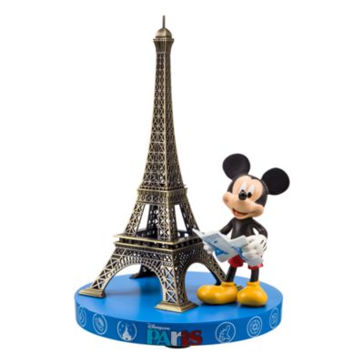 Figurine souvenir Mickey Mouse et la tour Eiffel Disneyland Paris