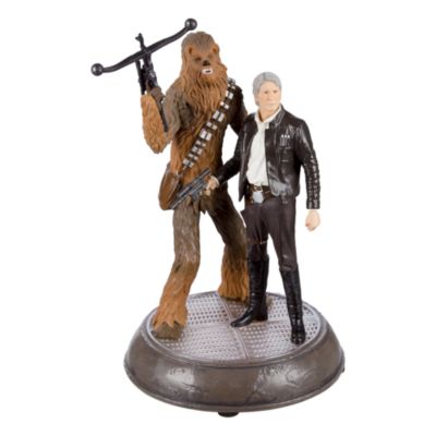 Figurine lumineuse Han et Chewie Star Wars Disneyland Paris