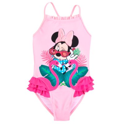 Disney Store Maillot de bain flamants roses Minnie Mouse pour enfants