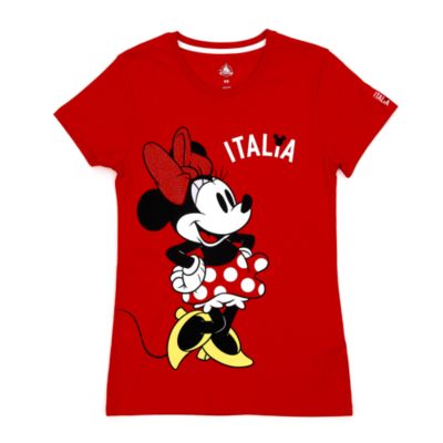 Camiseta Italia Minnie Mouse para mujer, Disney Store