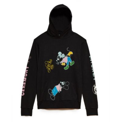 Opening Ceremony Sweat-shirt Mickey Mouse &agrave; capuche noir pour adultes