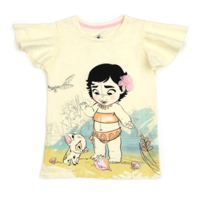 Disney Store T-shirt Vaiana pour enfants, collection Disney Animators