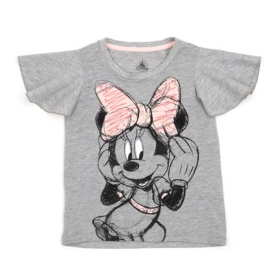 Disney Store T-shirt Minnie gris pour enfants
