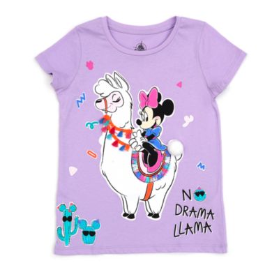 Disney Store T-shirt Minnie et lama pour enfants