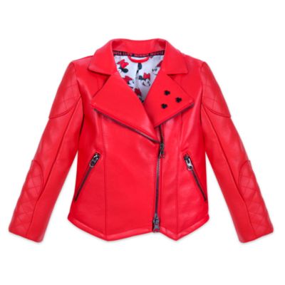 Disney Store Blouson de motard Minnie Rock the Dots pour enfants