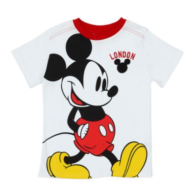 Camiseta infantil London Mickey Mouse en blanco, Disney Store