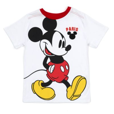 Camiseta infantil Paris Mickey Mouse en blanco, Disney Store