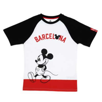 Camiseta Barcelona Mickey Mouse para adultos, Disney Store