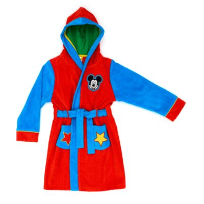 Disney Store Mickey Mouse Dressing Gown For Kids