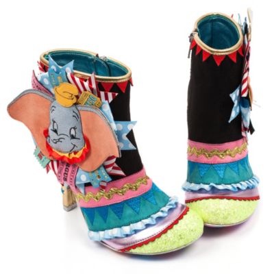 Bottines &agrave; talons Dumbo et Timoth&eacute;e pour femmes, Irregular Choice X Disney Dumbo