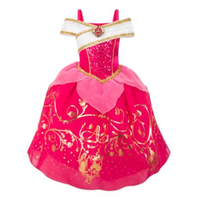 Disney Store Aurora Foil Print Costume For Kids, Sleeping Beauty ...