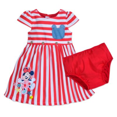 Disney Store Robe Minnie Mouse ray&eacute;e pour b&eacute;b&eacute;