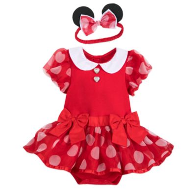 Pelele-disfraz rojo Minnie Mouse para beb&eacute;, Disney Store