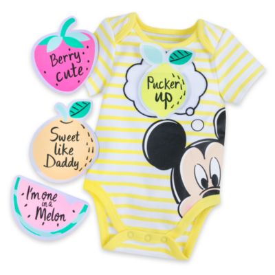 Disney Store Mickey Mouse Baby Customisable Body Suit