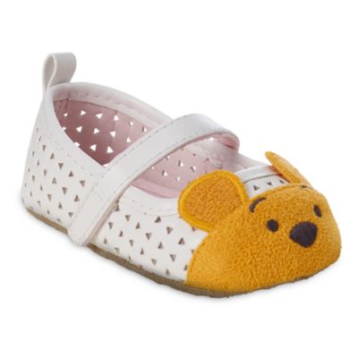 Disney Store Winnie The Pooh White Baby Crib Shoes