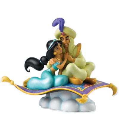 Aladdin and Princess Jasmine Magic Carpet Figurine, Enchanting Disney