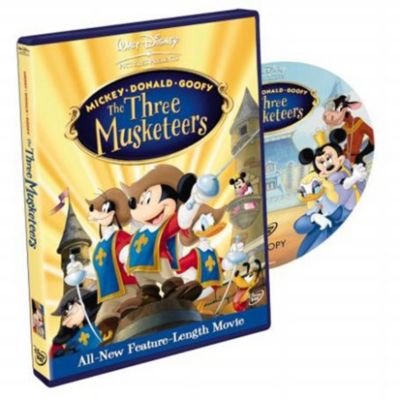 Three Musketeers Mickey Donald And Goofy Dvd