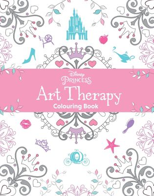 Disney Princess Art Therapy Colouring Book