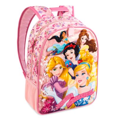 disney princess glitter backpack